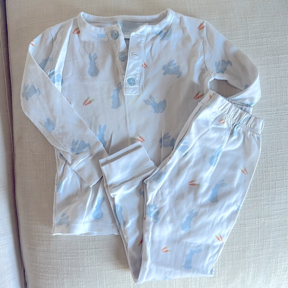 Little English Bunny Easter Pjs